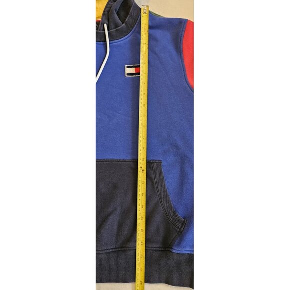 Tommy Hilfiger Retro Multicolored Color block 1990’s Hoodie Size Mens Med - Picture 7 of 12